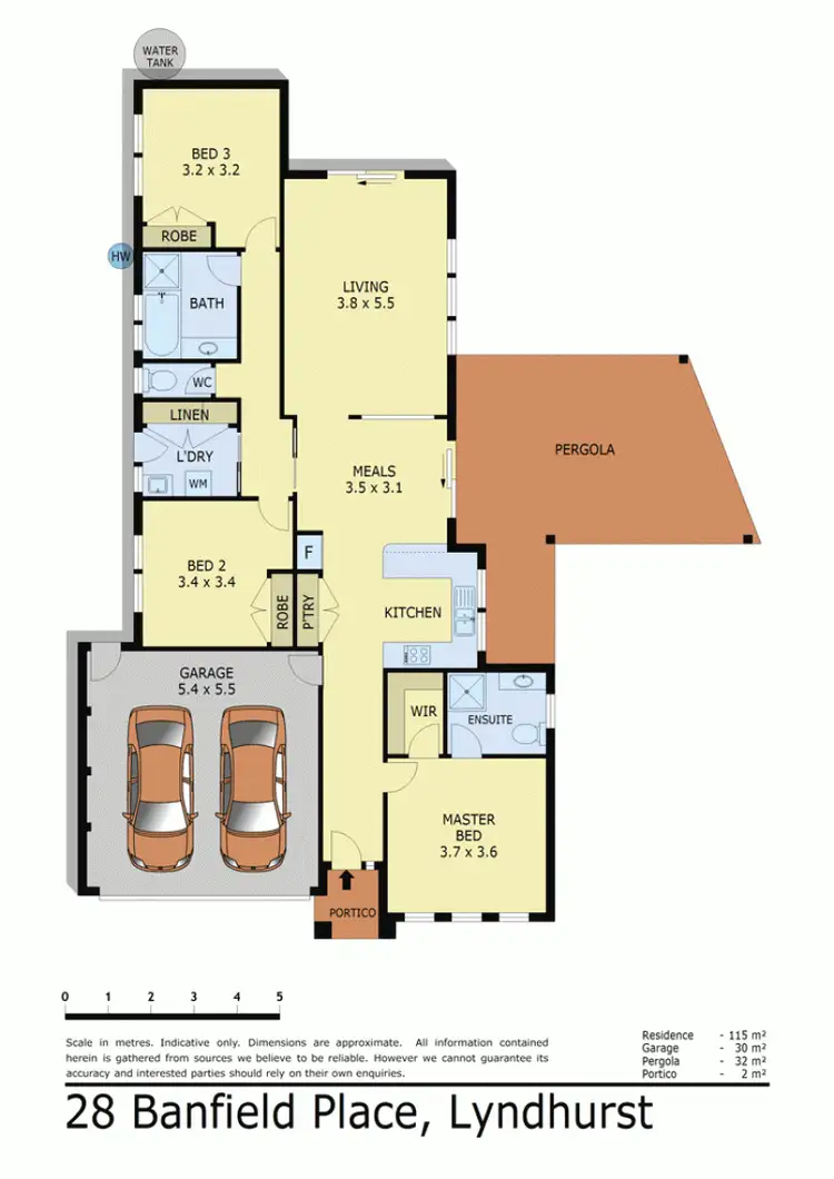 Floorplan of Homely house listing, 28 BANFIELD PLACE, Lyndhurst VIC 3975
