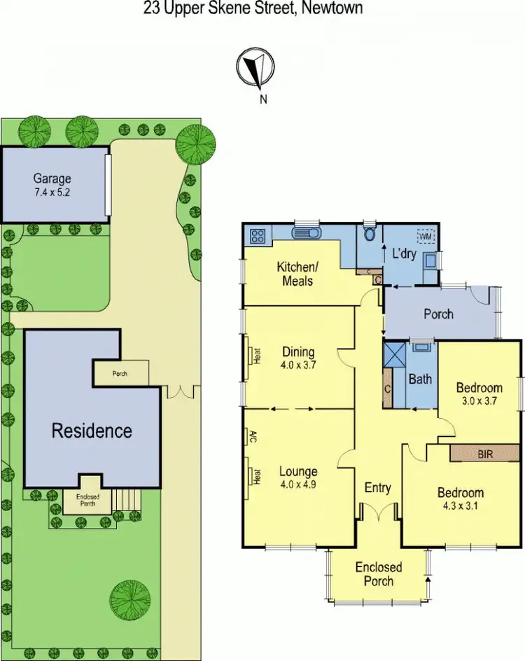 Floorplan of Homely house listing, 23 Upper Skene Street, Newtown VIC 3220