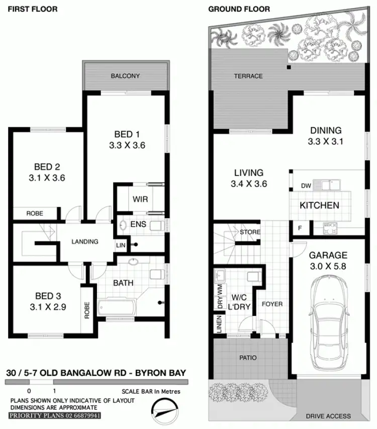 Floorplan of Homely townhouse listing, 30/5-7 Old Bangalow Road, Byron Bay NSW 2481