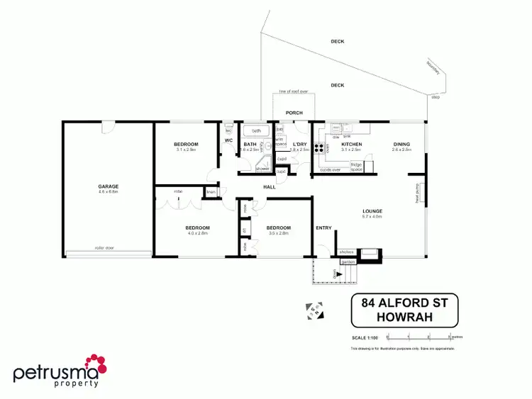 Floorplan of Homely house listing, 84 Alford Street, Howrah TAS 7018