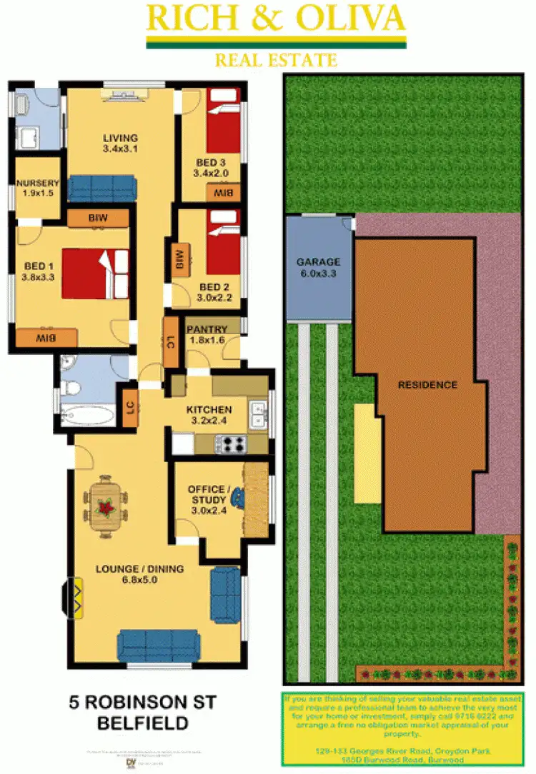 Floorplan of Homely house listing, 5 Robinson Street, Belfield NSW 2191