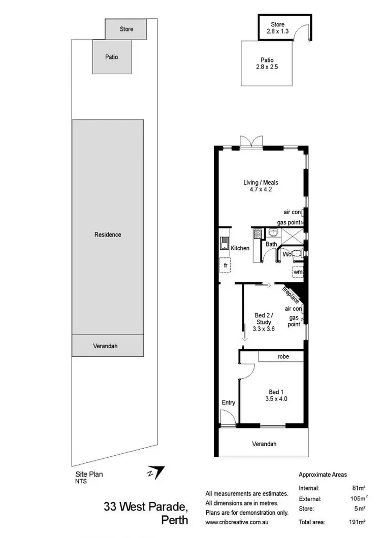 Floorplan of Homely house listing, 33 West Parade, Perth WA 6000