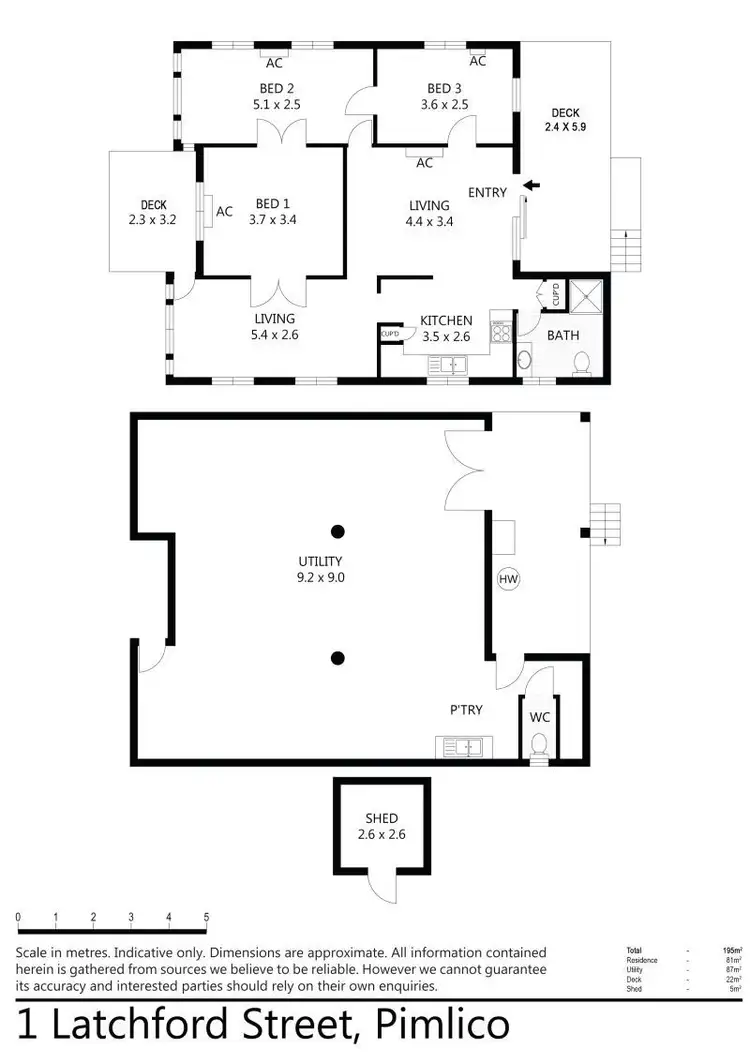 Floorplan of Homely house listing, 1 Latchford Street, Pimlico QLD 4812