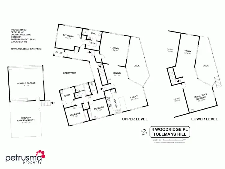 Floorplan of Homely house listing, 4 Woodridge Place, Tolmans Hill TAS 7007
