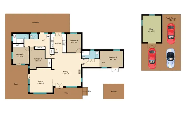 Floorplan of Homely rural property listing, 147 Upper Orara Rd, Karangi NSW 2450