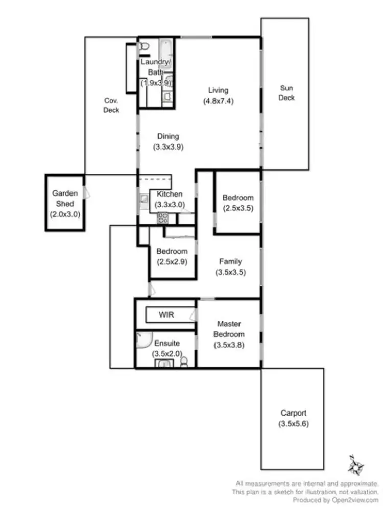 Floorplan of Homely house listing, 59 Kunama Drive, Kingston Beach TAS 7050