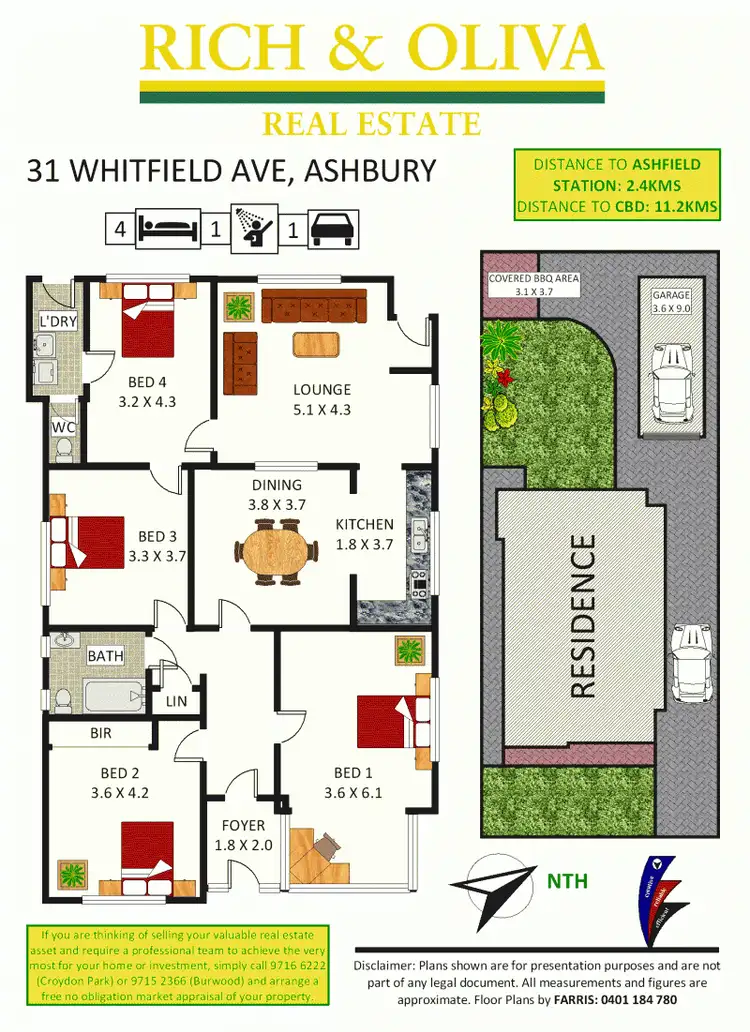 Floorplan of Homely house listing, 31 Whitfield Avenue, Ashbury NSW 2193