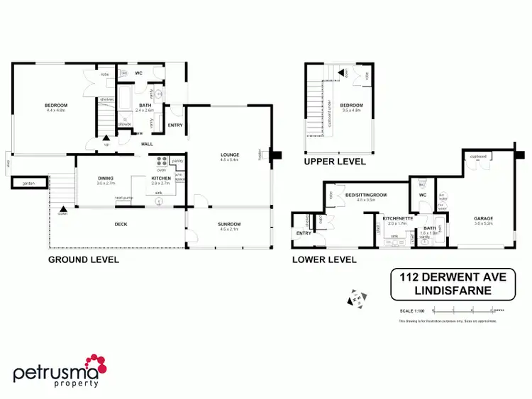 Floorplan of Homely house listing, 112 Derwent Avenue, Lindisfarne TAS 7015