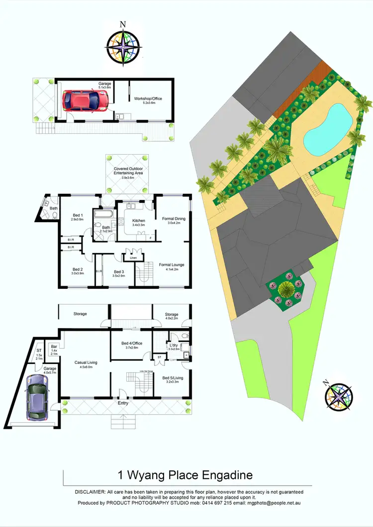 Floorplan of Homely house listing, 1 Wyang Place, Engadine NSW 2233