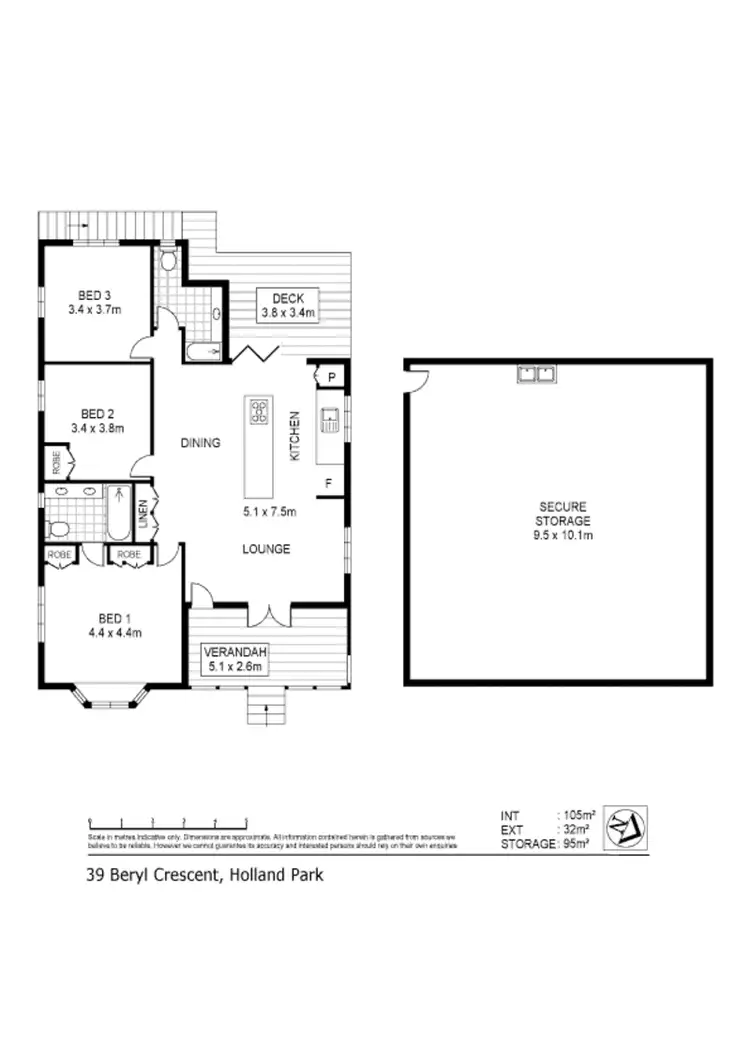Floorplan of Homely house listing, 39 Beryl Crescent, Holland Park QLD 4121