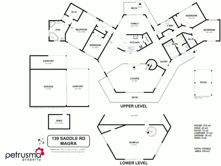 Floorplan of Homely house listing, 139 Saddle Road, Magra TAS 7140