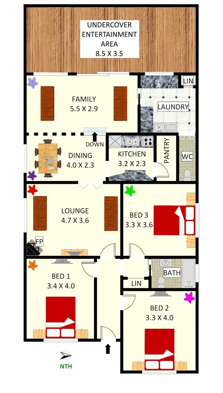 Floorplan of Homely house listing, 76 King Street, Ashbury NSW 2193