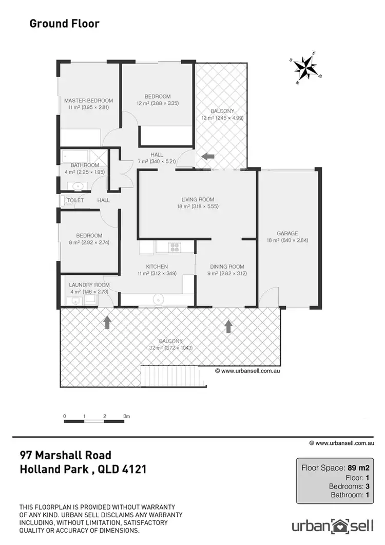 Floorplan of Homely house listing, 97 Marshall Road, Holland Park West QLD 4121