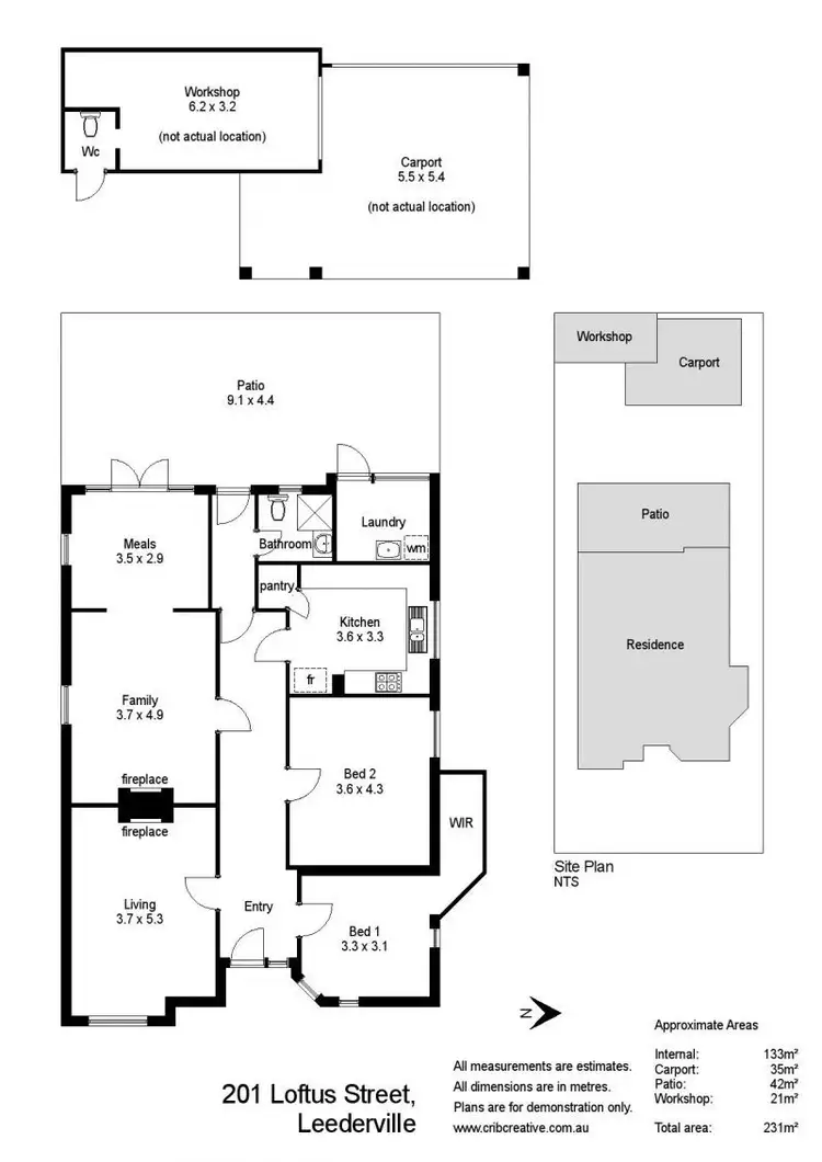 Floorplan of Homely house listing, 201 Loftus Street, Leederville WA 6007