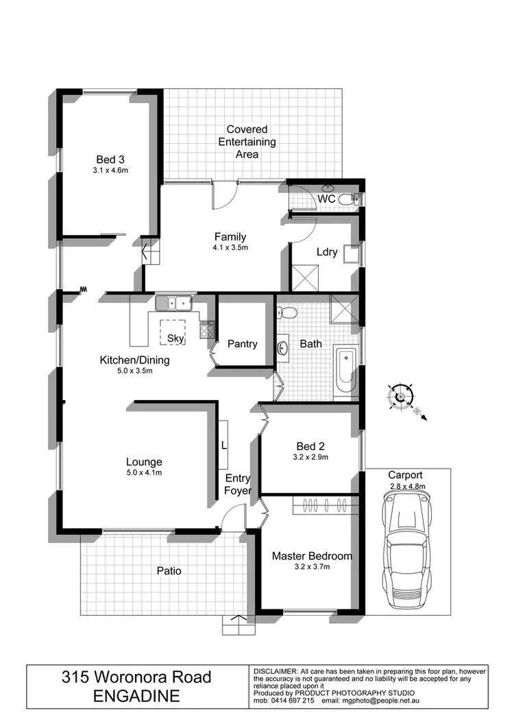 Floorplan of Homely house listing, 315 Woronora Road, Engadine NSW 2233