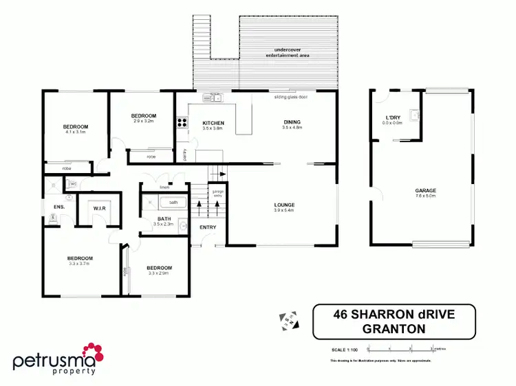 Floorplan of Homely house listing, 46 Sharron Drive, Granton TAS 7030