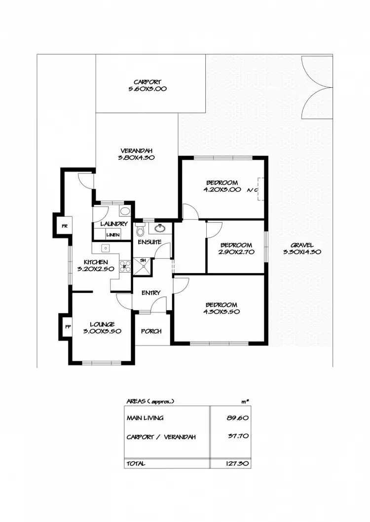 Floorplan of Homely house listing, 10 Glenview Avenue, Blair Athol SA 5084
