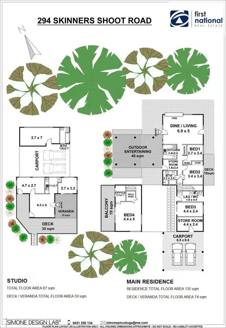 Floorplan of Homely house listing, 294 Skinners Shoot Road, Byron Bay NSW 2481