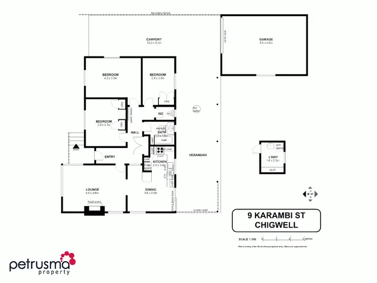 Floorplan of Homely house listing, 9 Karambi Street, Chigwell TAS 7011