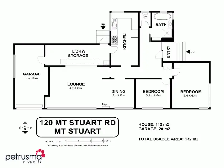 Floorplan of Homely house listing, 120 Mount Stuart Road, Mount Stuart TAS 7000