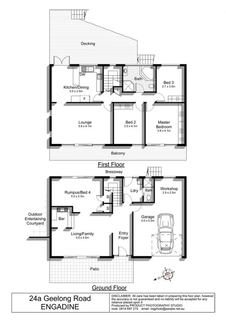 Floorplan of Homely house listing, 24A Geelong Road, Engadine NSW 2233