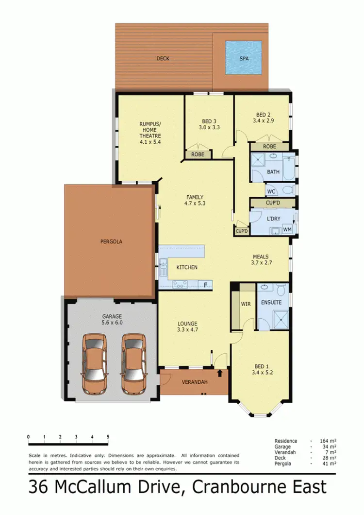 Floorplan of Homely house listing, 36 MCCALLUM DRIVE, Cranbourne East VIC 3977