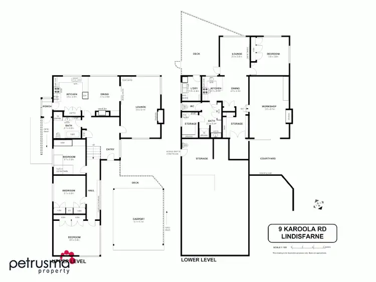 Floorplan of Homely house listing, 9 Karoola Road, Lindisfarne TAS 7015