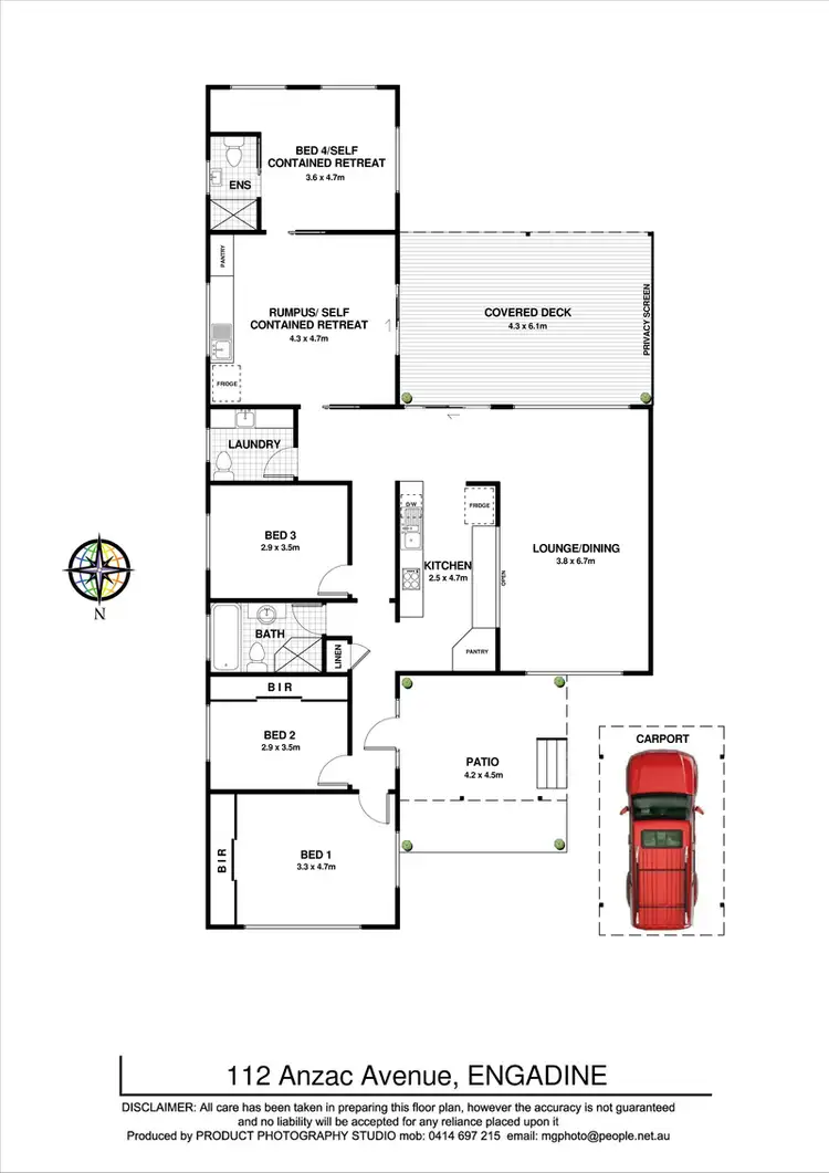 Floorplan of Homely house listing, 112 Anzac Avenue, Engadine NSW 2233