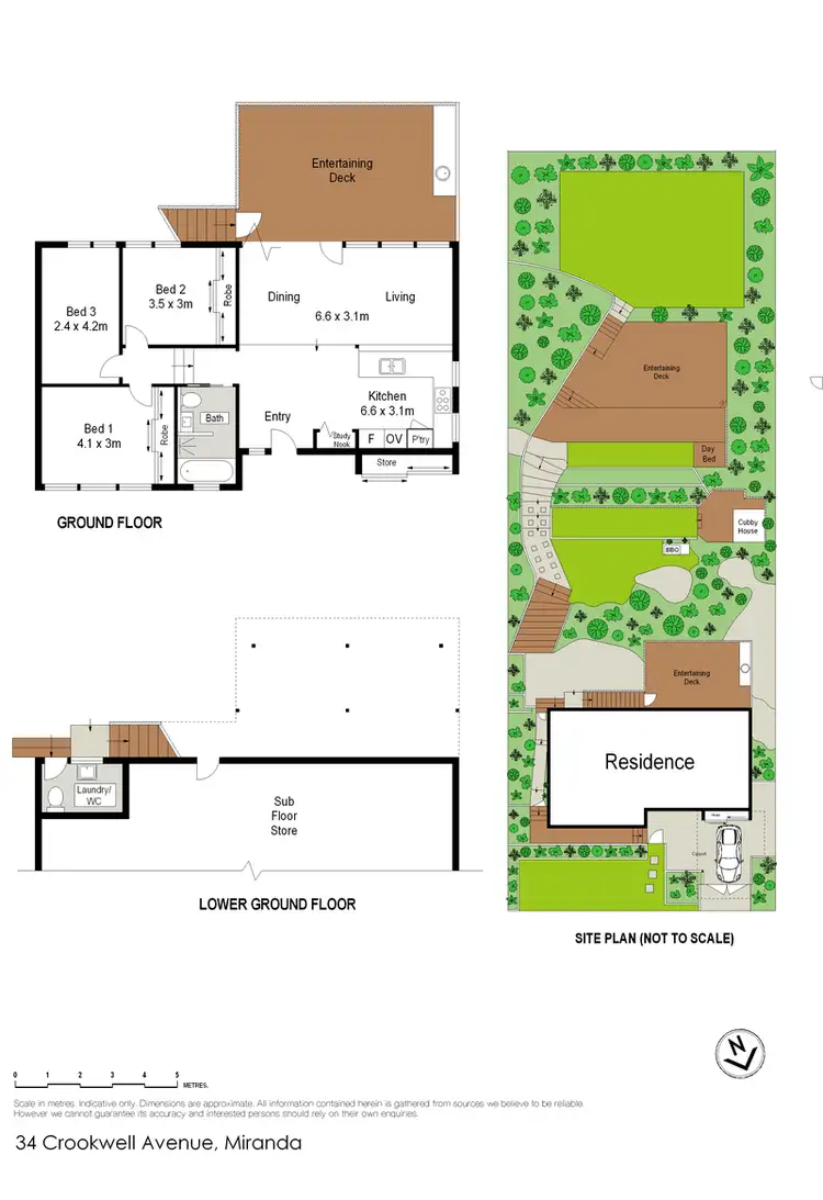 Floorplan of Homely house listing, 34 Crookwell Avenue, Miranda NSW 2228