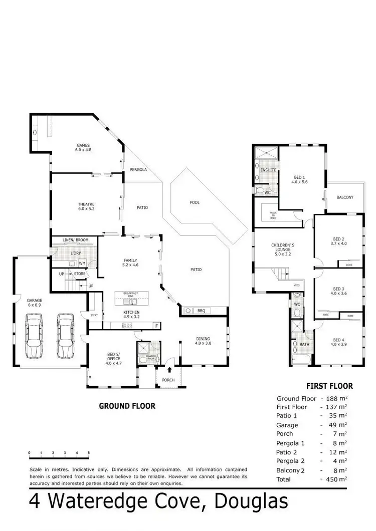 Floorplan of Homely house listing, 4 Wateredge Cove, Douglas QLD 4814