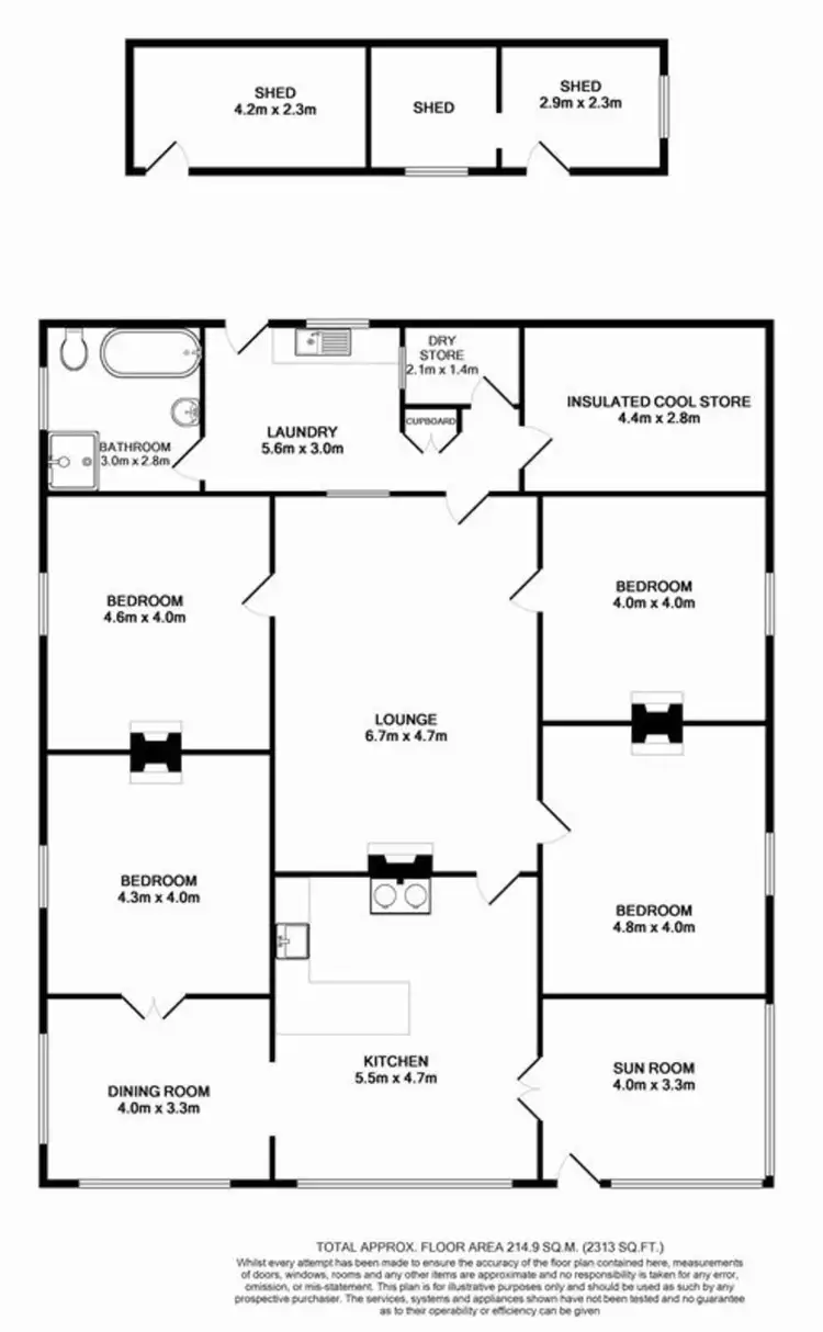 Floorplan of Homely house listing, 5234 Huon Highway, Geeveston TAS 7116