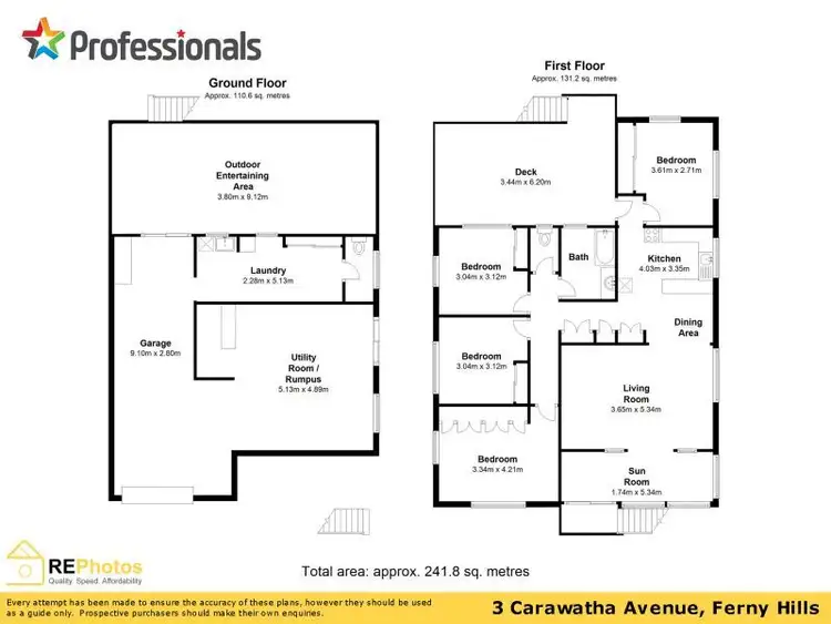 Floorplan of Homely house listing, 3 Carawatha Ave, Ferny Hills QLD 4055