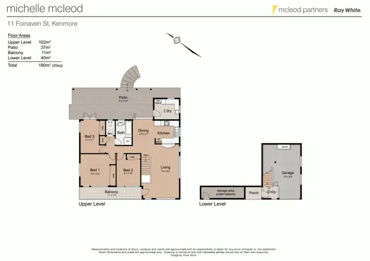Floorplan of Homely house listing, 11 Foinaven Street, Kenmore QLD 4069