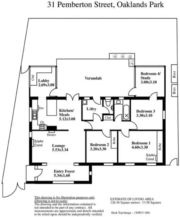 Floorplan of Homely house listing, 31 Pemberton Street, Oaklands Park SA 5046