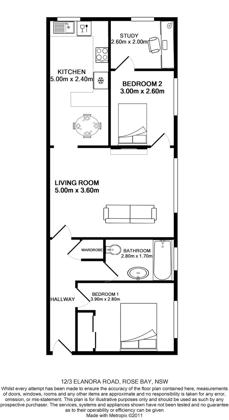 Floorplan of Homely apartment listing, 12/3 Elanora Street, Rose Bay NSW 2029