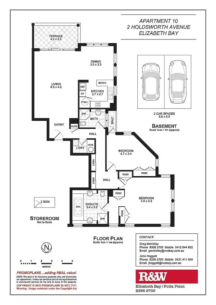 Floorplan of Homely apartment listing, 10/2 Holdsworth Avenue, Elizabeth Bay NSW 2011