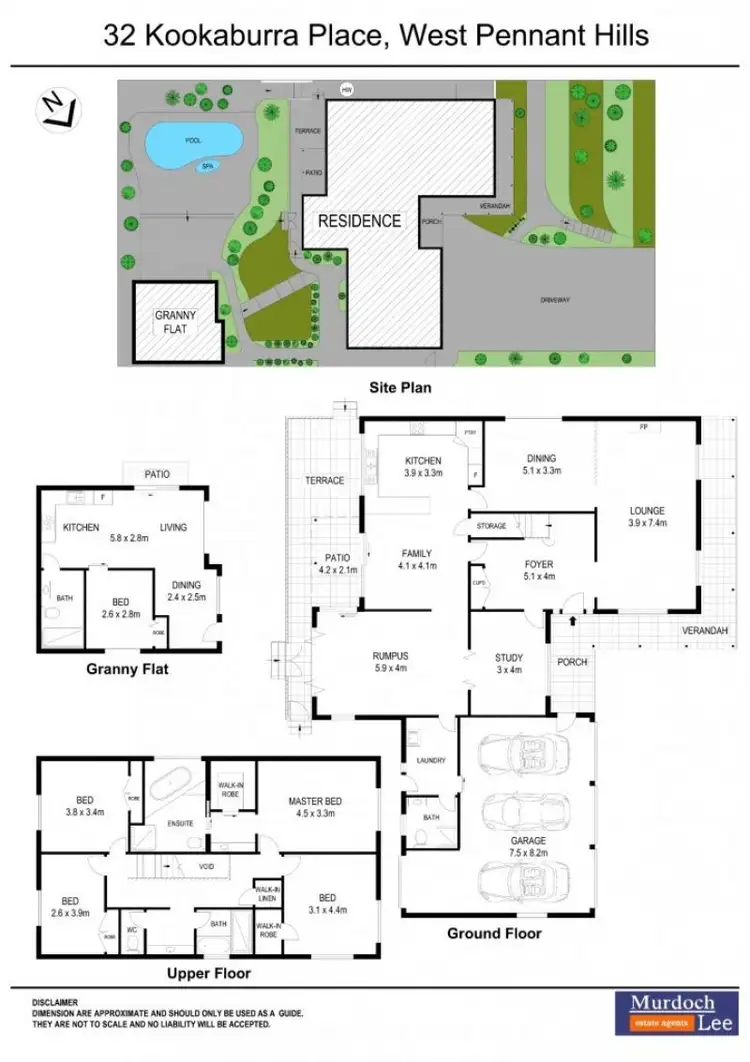 Floorplan of Homely house listing, 32 Kookaburra Place, West Pennant Hills NSW 2125