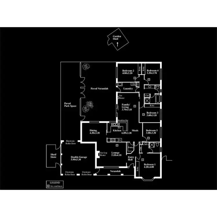 Floorplan of Homely house listing, 14 Sandpiper Terrace, Hallett Cove SA 5158