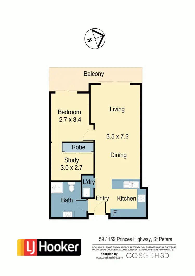 Floorplan of Homely apartment listing, 59/159 Princes Hwy, St Peters NSW 2044