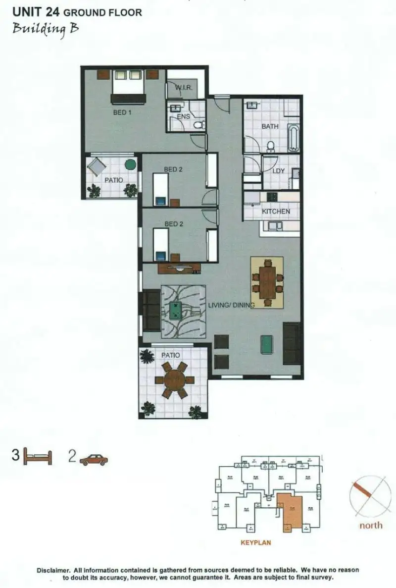Floorplan of Homely apartment listing, 24/17-19 Hutchison Avenue, Kellyville NSW 2155