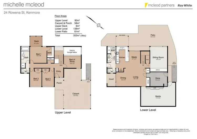 Floorplan of Homely house listing, 24 Rowena Street, Kenmore QLD 4069