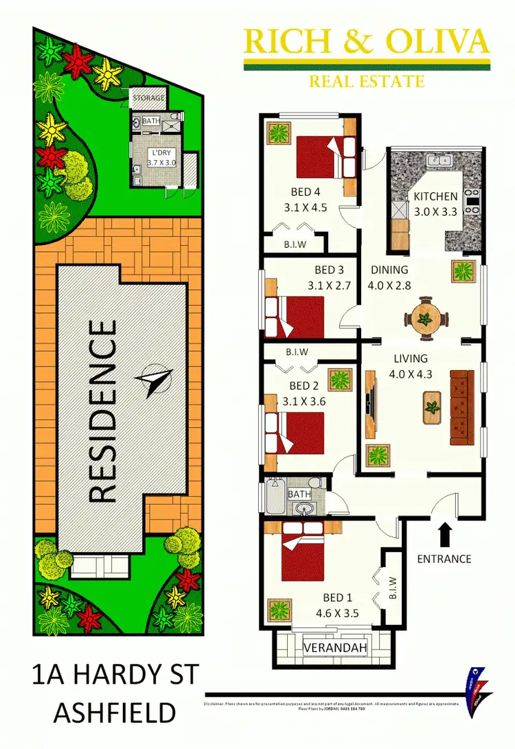Floorplan of Homely house listing, 1A Hardy Street, Ashfield NSW 2131