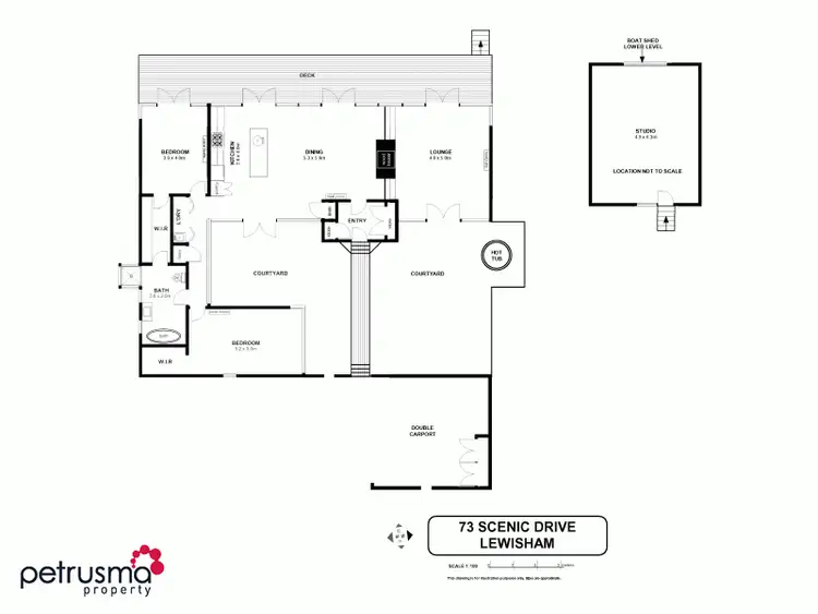 Floorplan of Homely house listing, 73 Lewisham Scenic Drive, Lewisham TAS 7173