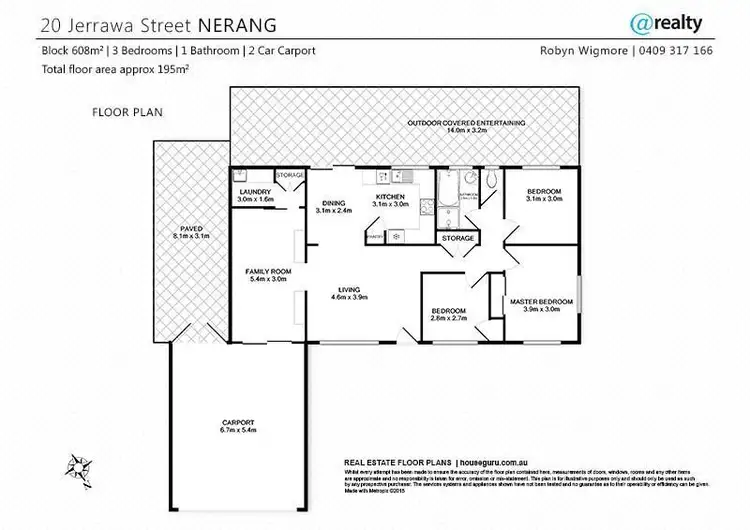 Floorplan of Homely house listing, 20 Jerrawa Street, Nerang QLD 4211