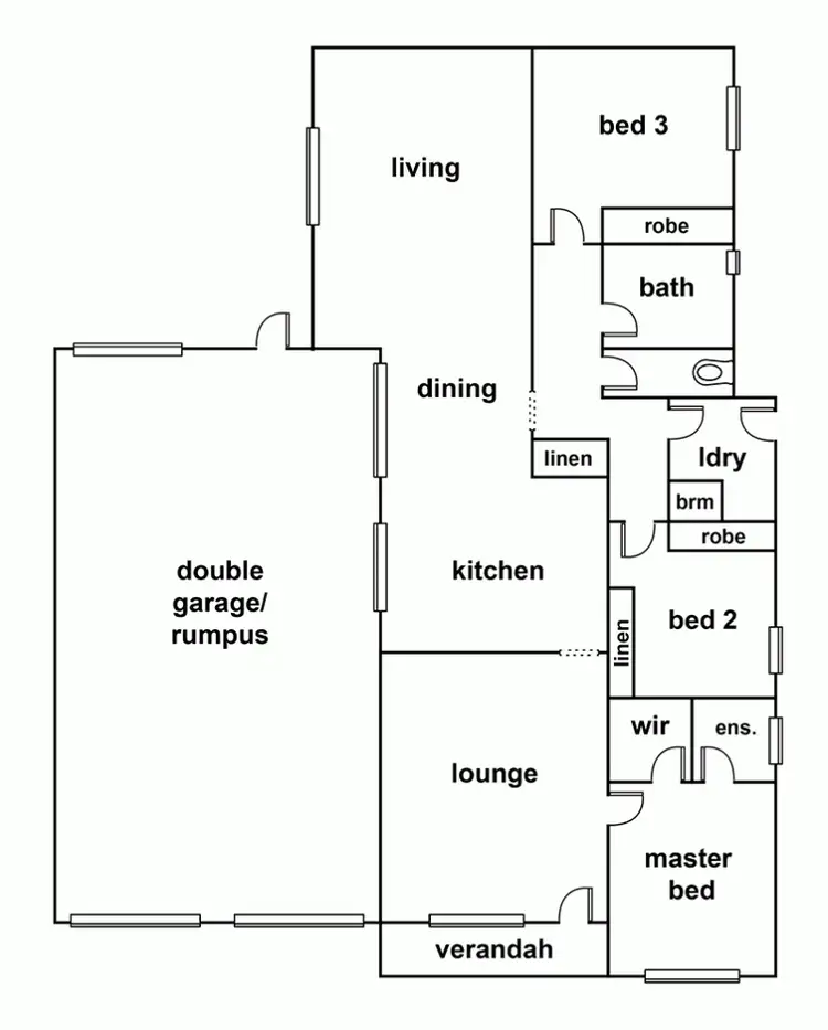 Floorplan of Homely house listing, 63 Alexander Avenue, Horsham VIC 3400