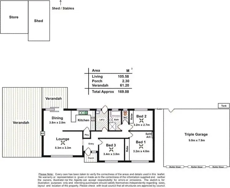 Floorplan of Homely house listing, Address available on request