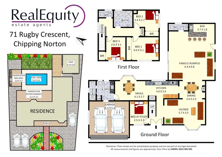 Floorplan of Homely house listing, 71 Rugby Crescent, Chipping Norton NSW 2170
