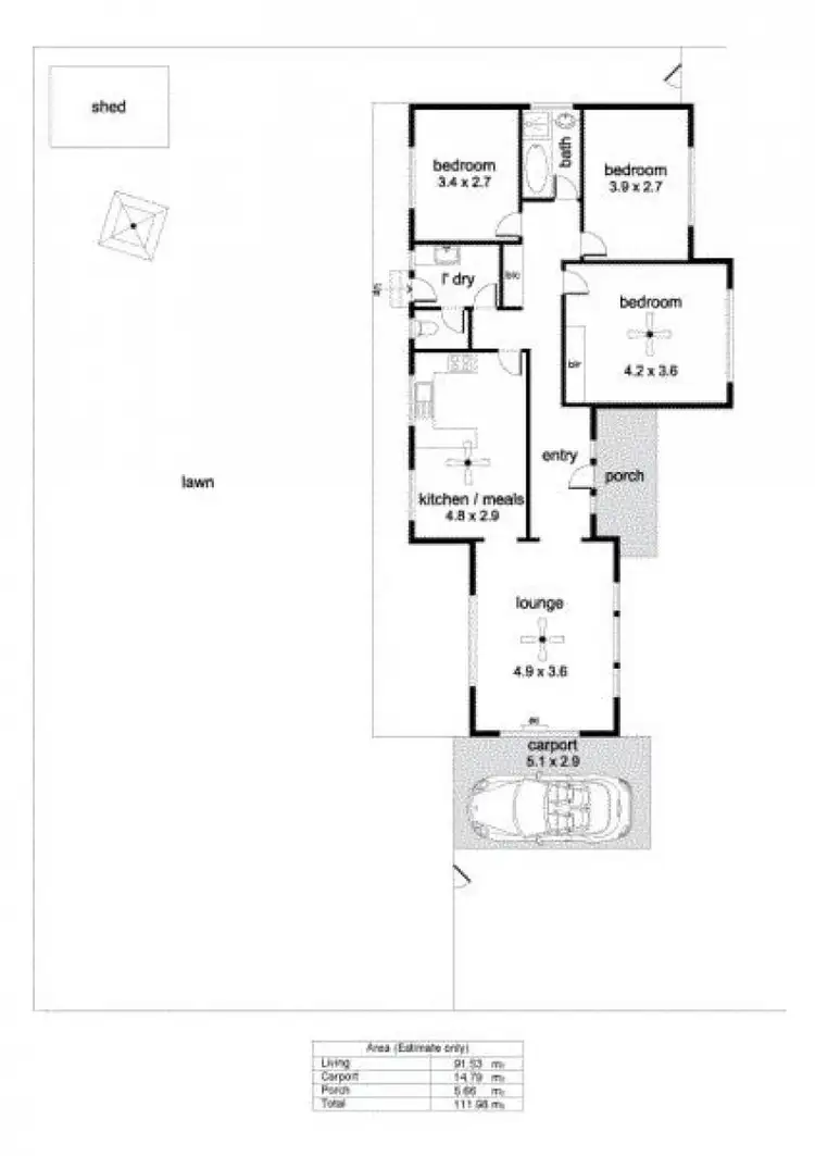 Floorplan of Homely house listing, 94 Main South Road, Morphett Vale SA 5162