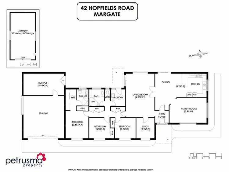 Floorplan of Homely house listing, 42 Hopfields Road, Margate TAS 7054