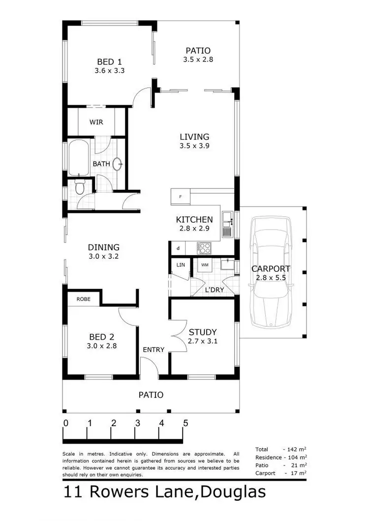 Floorplan of Homely house listing, 11 Rowers Lane, Douglas QLD 4814